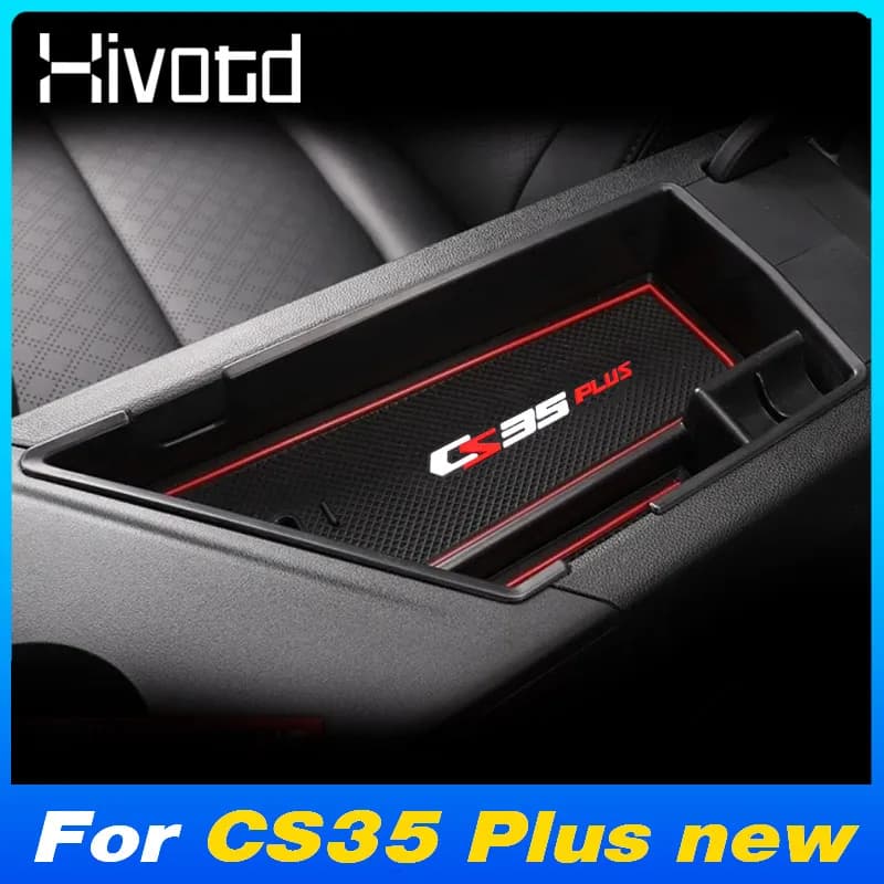 Car Arm Holder Box, Central Console Tray for Changan CS35 Plus New 2023 2024, Organizer Container, Interior Accessories