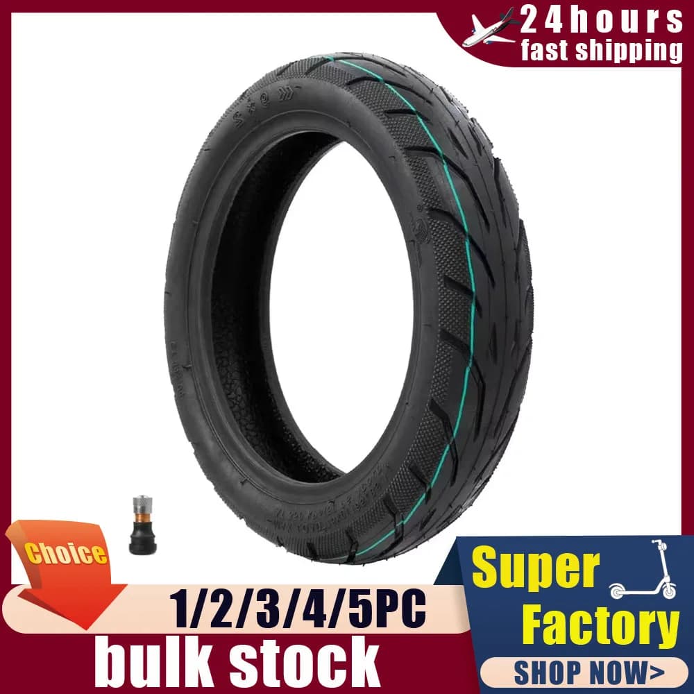 Accessori per Scooter elettrici per pneumatici Tubeless resistenti all'usura in gomma 9x2.0 pneumatico Non pneumatico sottovuoto da 9 pollici per parte Xiaomi M365/Pro