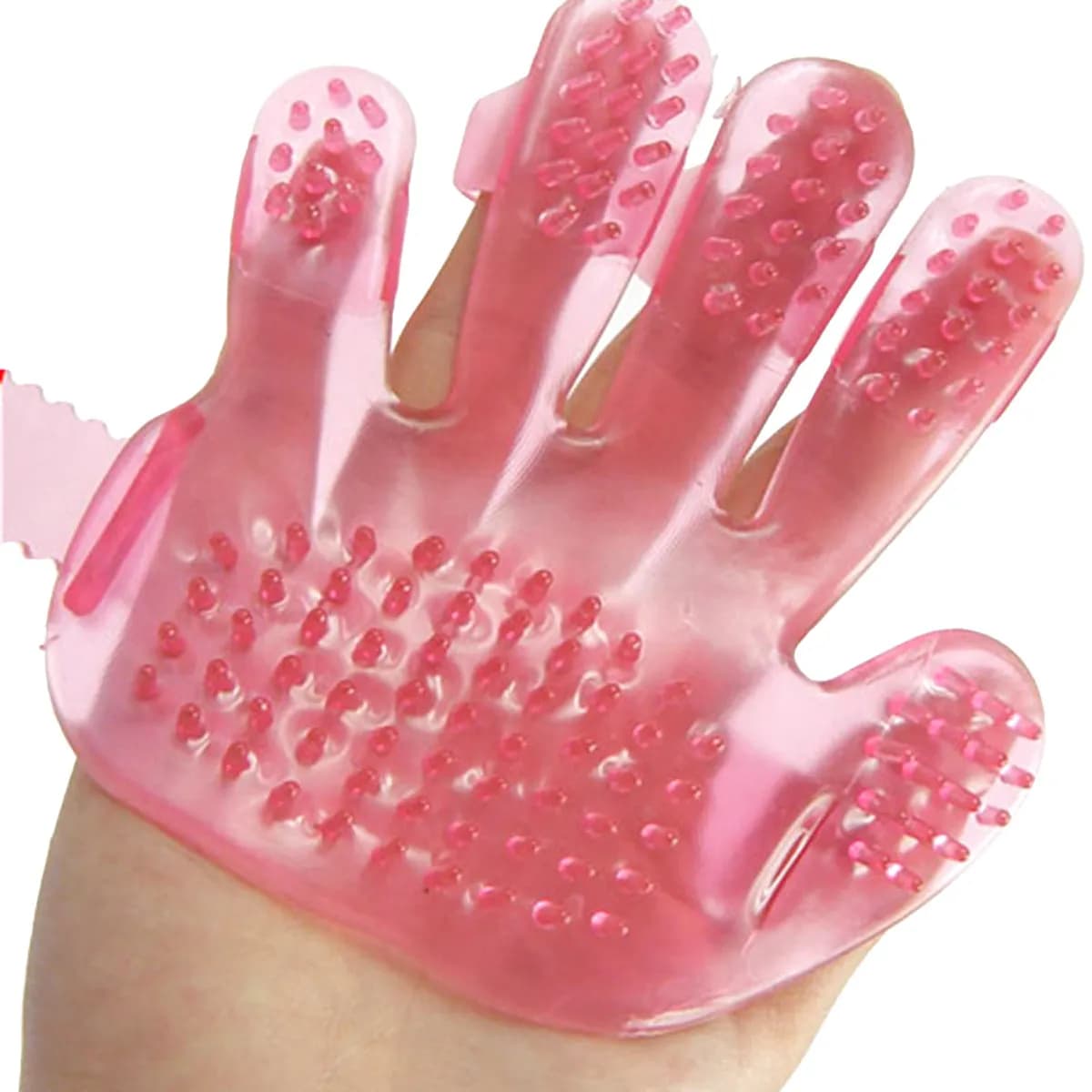 Dog Bath Scrubber Shower Brush Cleaning Massage Hand for Bathing Shampoo Brushes Grooming Cat