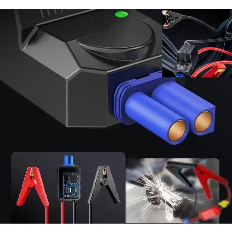 Nuovo cavo di avviamento per saltare per carichi pesanti EC5 clip a coccodrillo per morsetto booster di emergenza per batteria per camion/auto K0K8