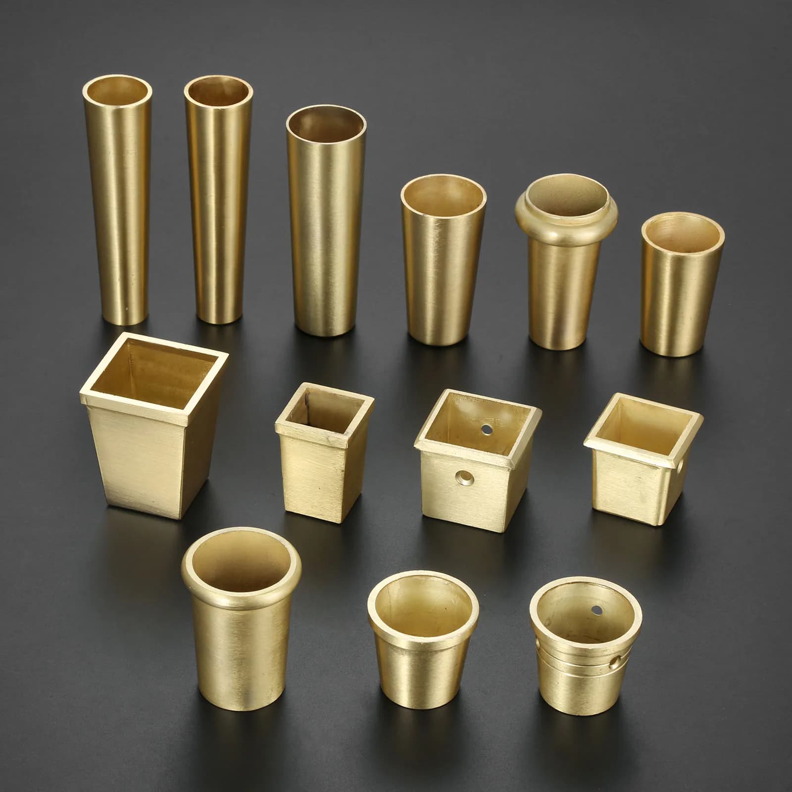 1 pcs accessories for furniture brass gilded cup copper cover legs chair feet protector sofa leg tube metal cup furniture stopper leg