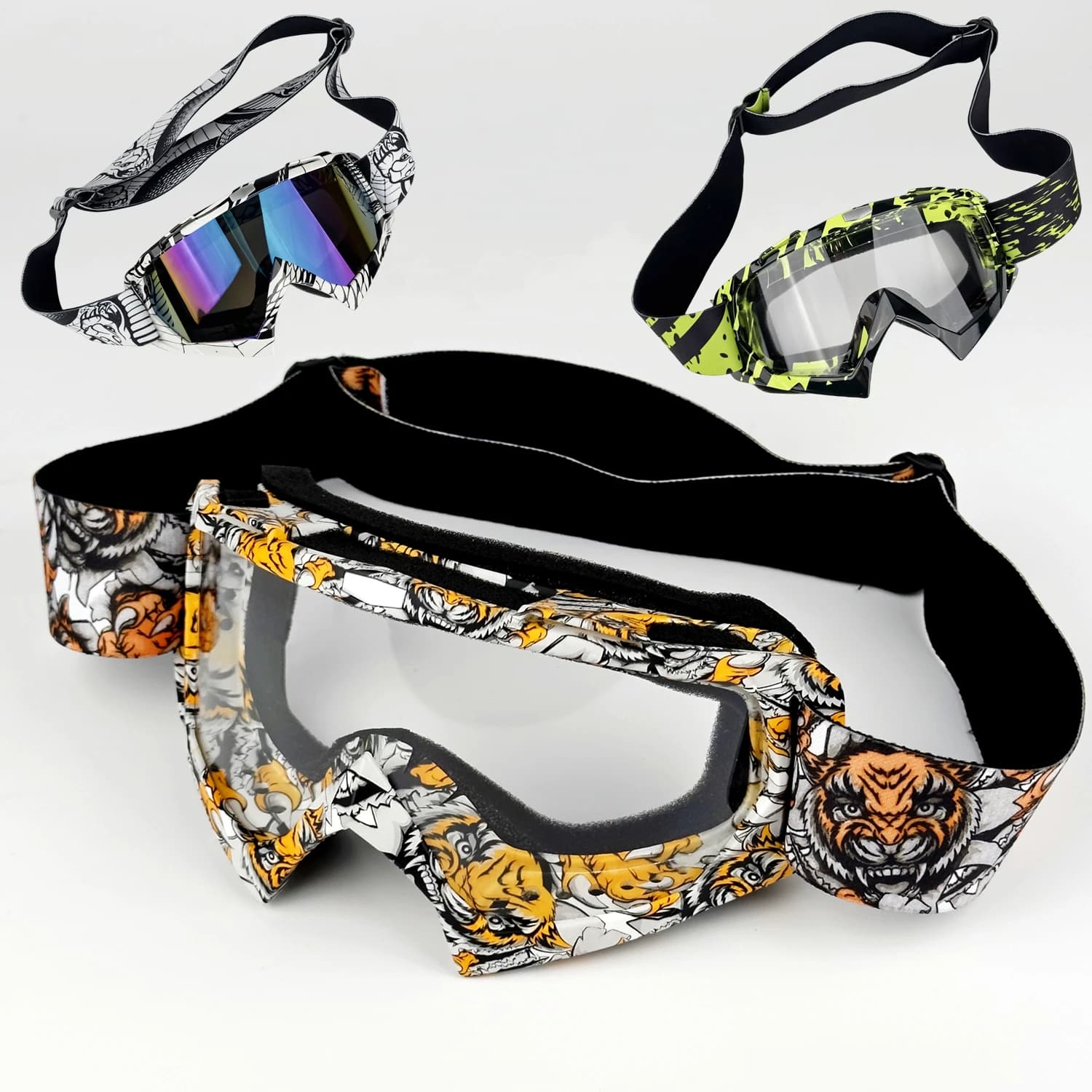 2024 New Motorcycle Goggle MTB ATV occhiali da Motocross Off-Road Masque caschi occhiali da sci Sport Gafas per Moto Dirt Bike occhiali