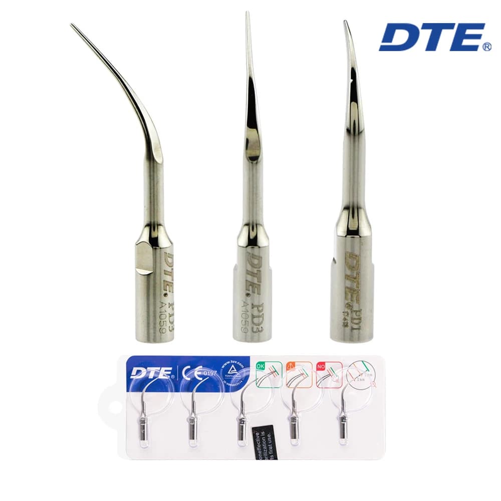 DTE PD1 PD3 Dental Scaler Tip for Subgingival and Periodontal Cleaning Fit for NSK Satelec Acteon Scaler Handpiece