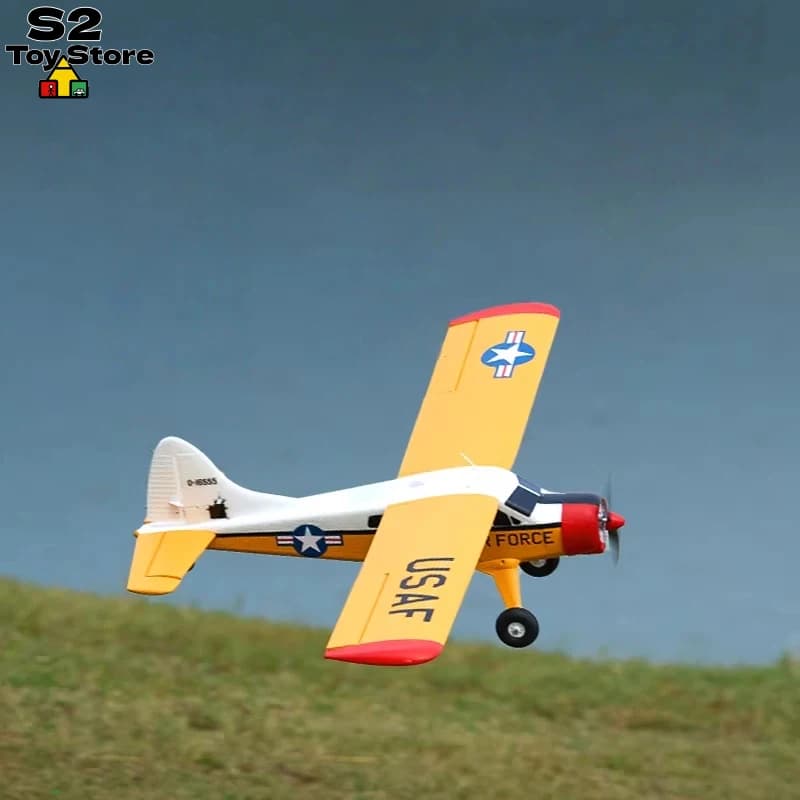 Aereo RC FMS 800mm Beaver, Aereo da Addestramento per Principianti con Ala Alta, Facile da Pilotare e Stabile, Kit Elettrico, Regalo per Ragazzi