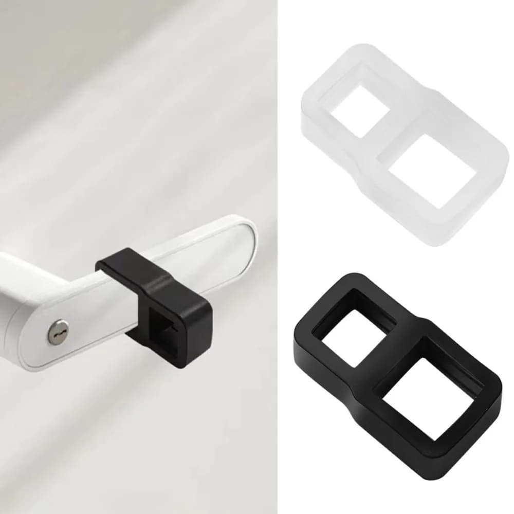 2 Pezzi Nuovi Tappetini Protettivi in Silicone per Maniglie delle Porte, Protezioni Antiurto per Pareti, Fermaporte, Accessori per Mobili, Tappetini Protettivi per Porte