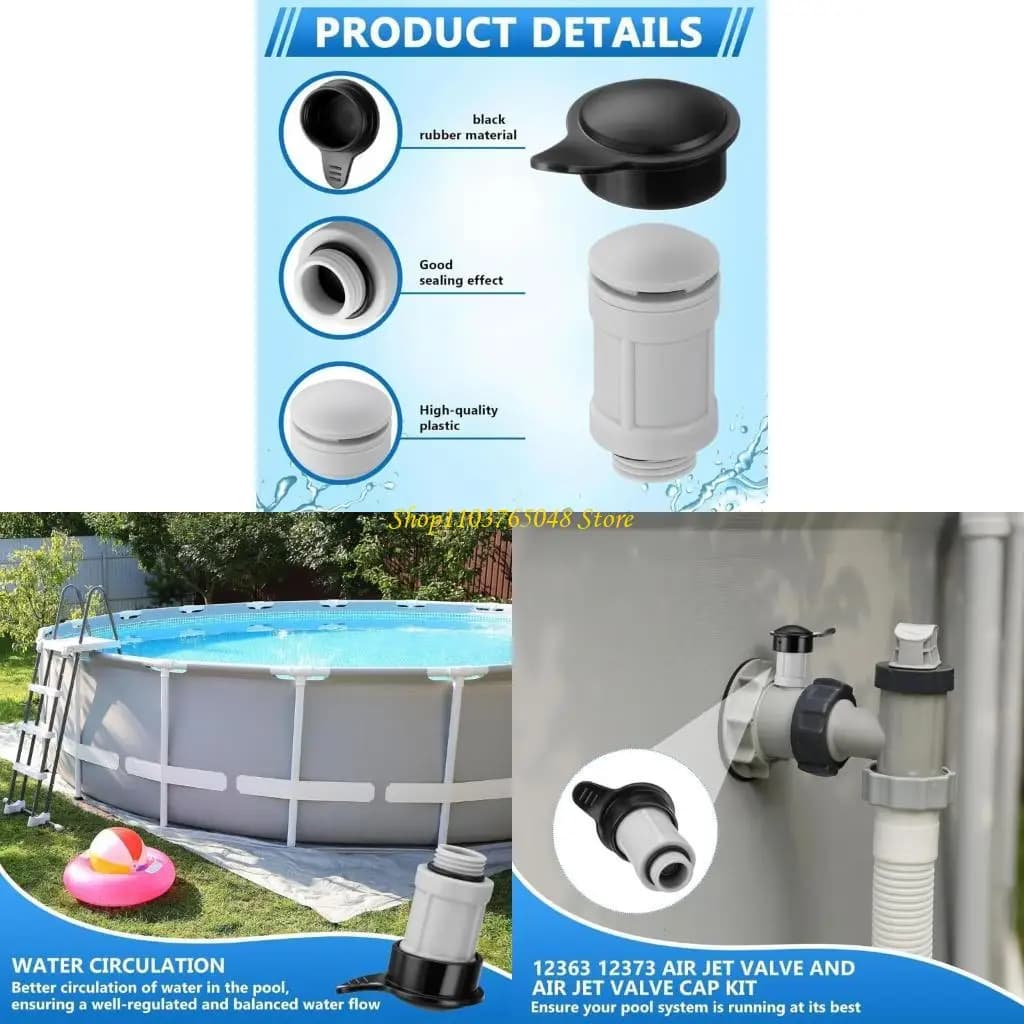 R53E 2 pcs Pool jet valves and plugs 12363 12373 Pool injection valves
