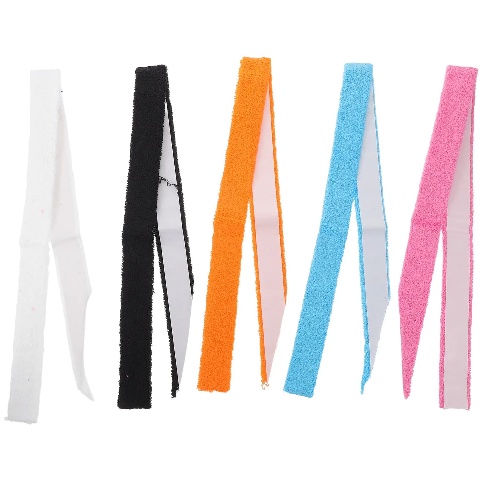 Set di 5 Nastri Assorbenti per Racchette da Badminton, Antiscivolo e Resistenti al Sudore, per Tennis e Squash, Sostituzione Impugnatura Racchetta