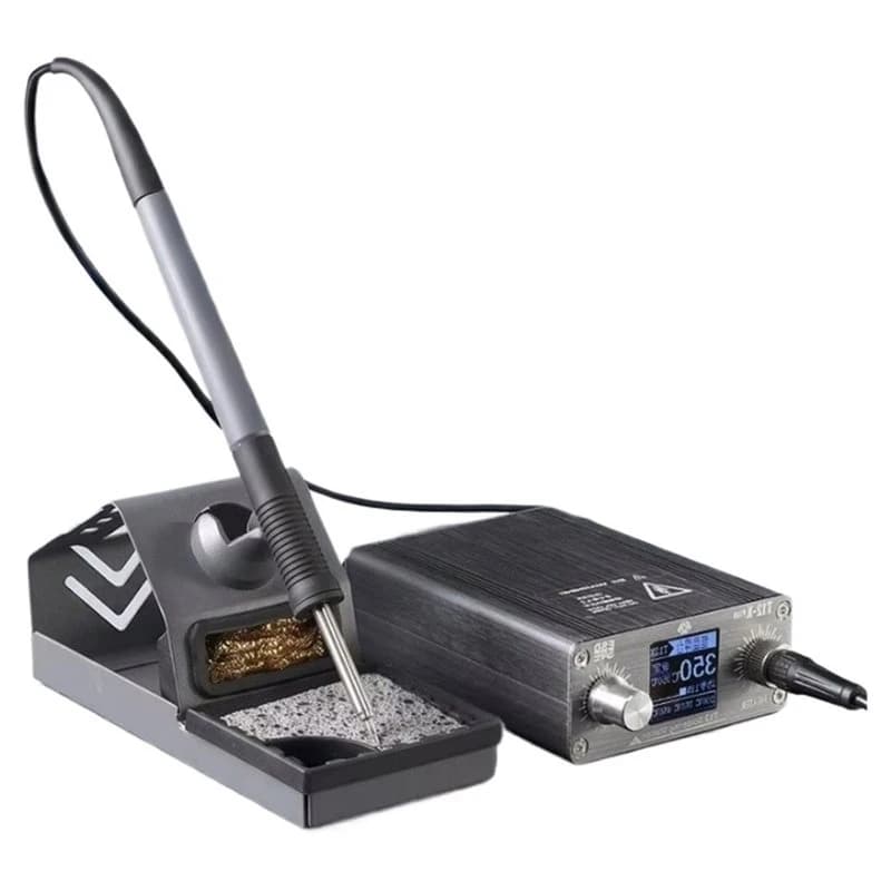 PZHI-T12-X PLUS Soldering Station Electronic Soldering Iron Phone Board Welding Repair Tools EU Plug