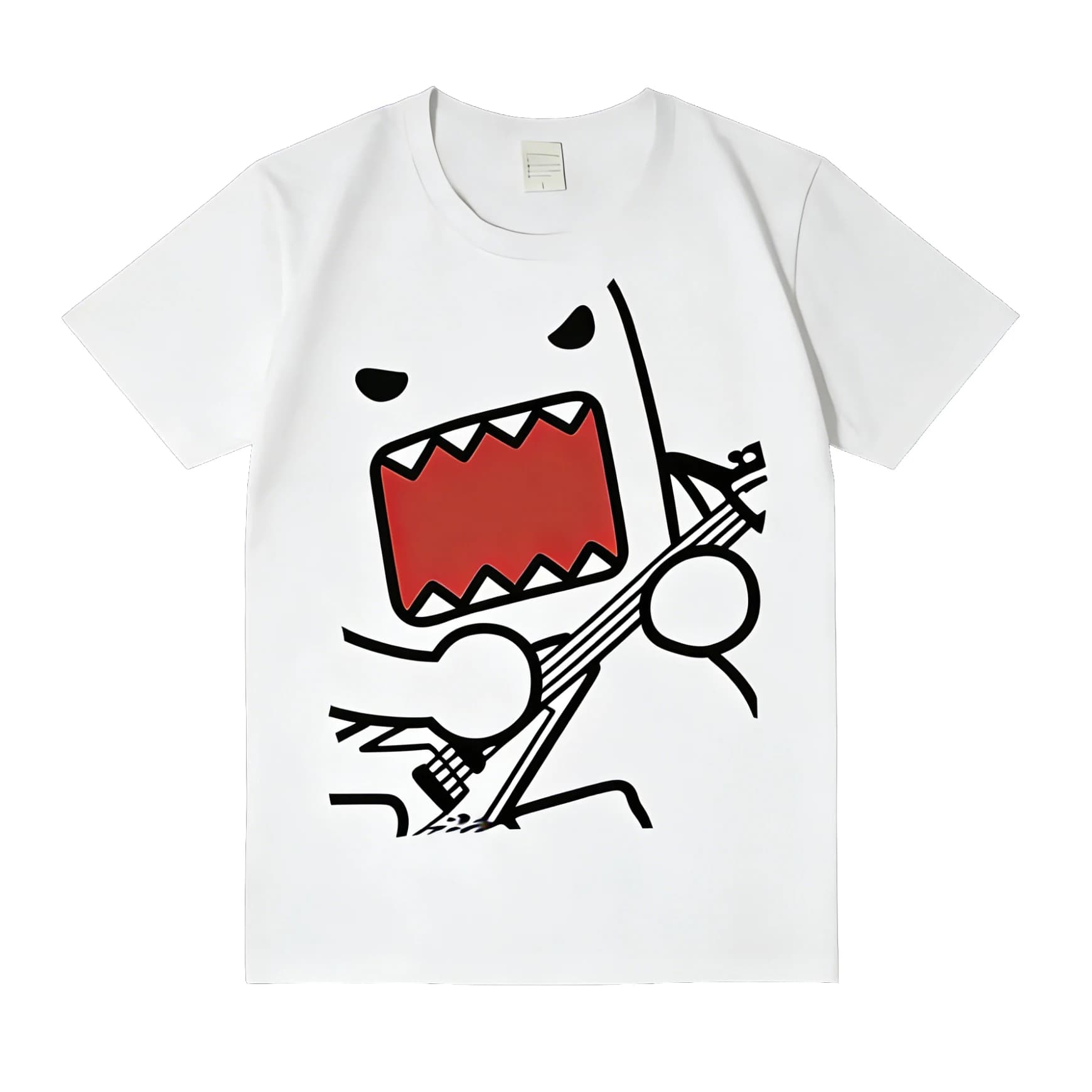 Magliette Domo Kun Funny Meme da uomo e da donna, estive, classiche, in cotone, casual, a maniche corte, oversize, streetwear.