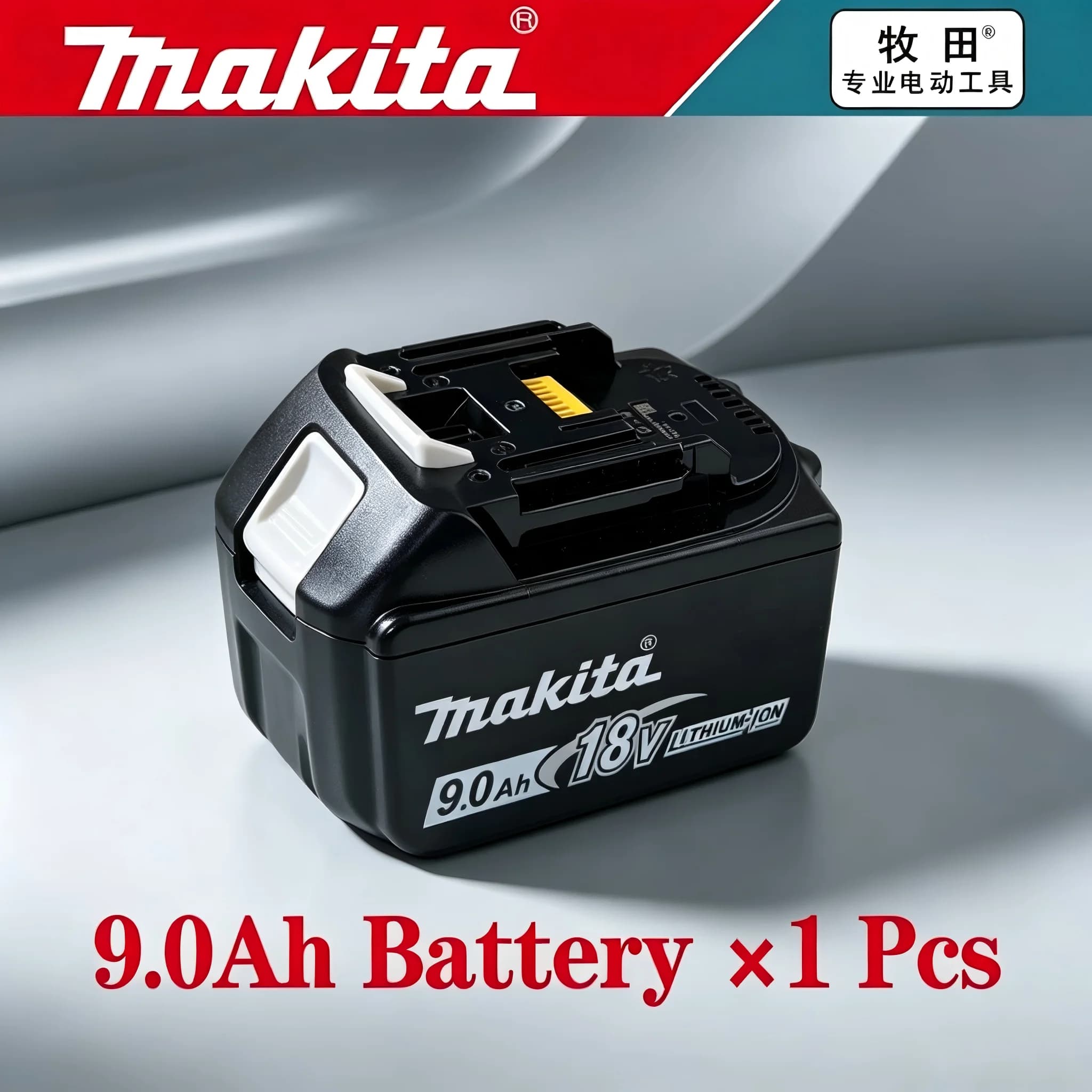 Original Makita 18V 9.0Ah Li-ionReplacement Battery With Electric Pruning Shear Portable Garden Branch Cutter Power Cutting Tool