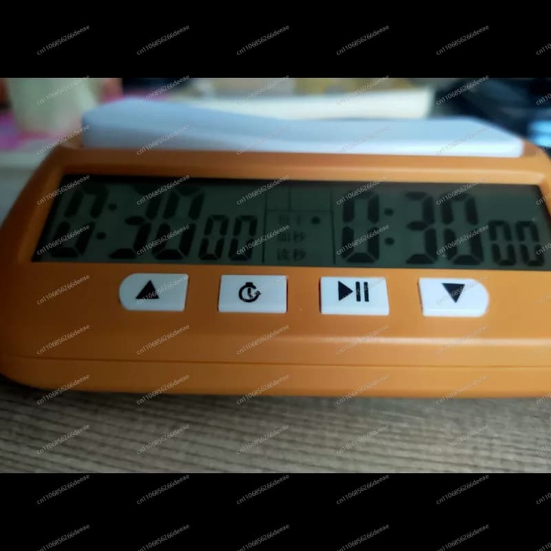 Go & Scacchi Cinesi – Orologio da Competizione con Funzione Pausa, Timer 2-in-1 Conteggio Crescente/Decrescente per Giochi da Tavolo