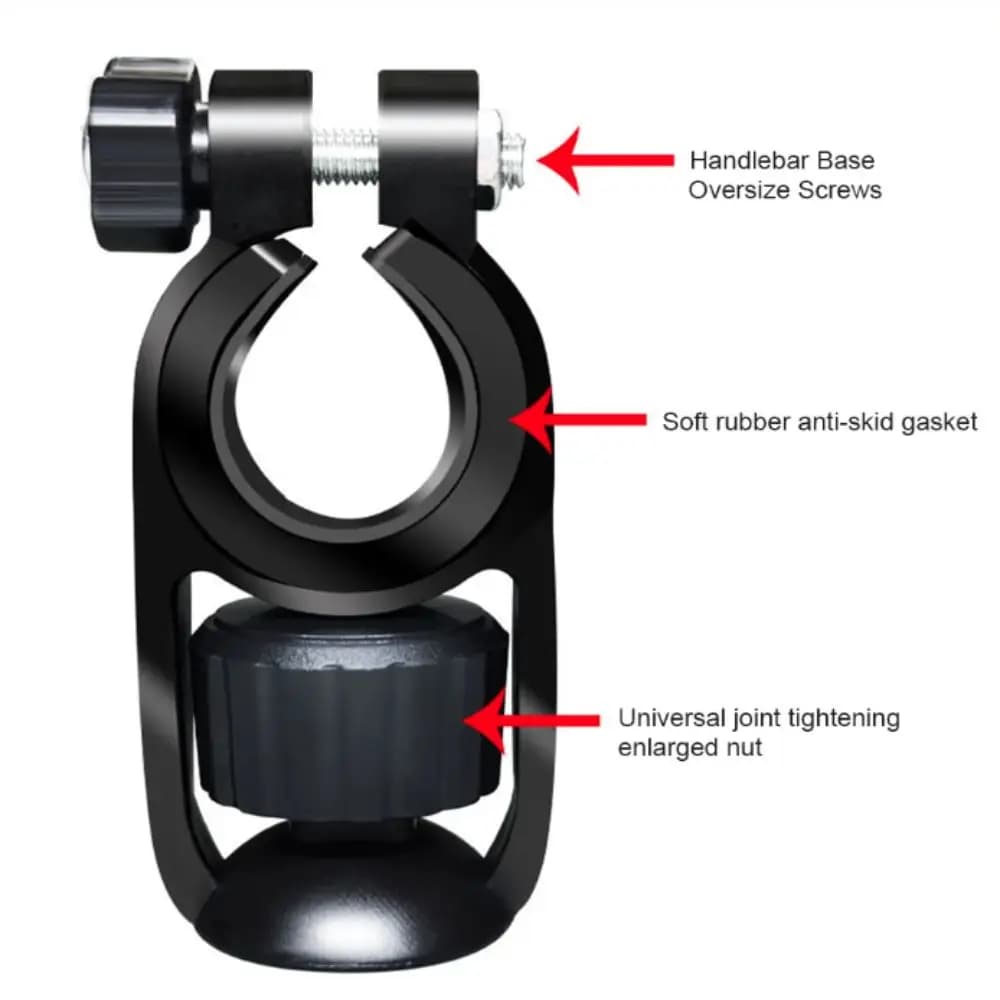 Supporto per cellulare da passeggino 360 ° Supporto Girevole per Telefono da Passeggino, Antiurto, Supporto per Cellulare a Mani Libere, Accessori per Passeggino