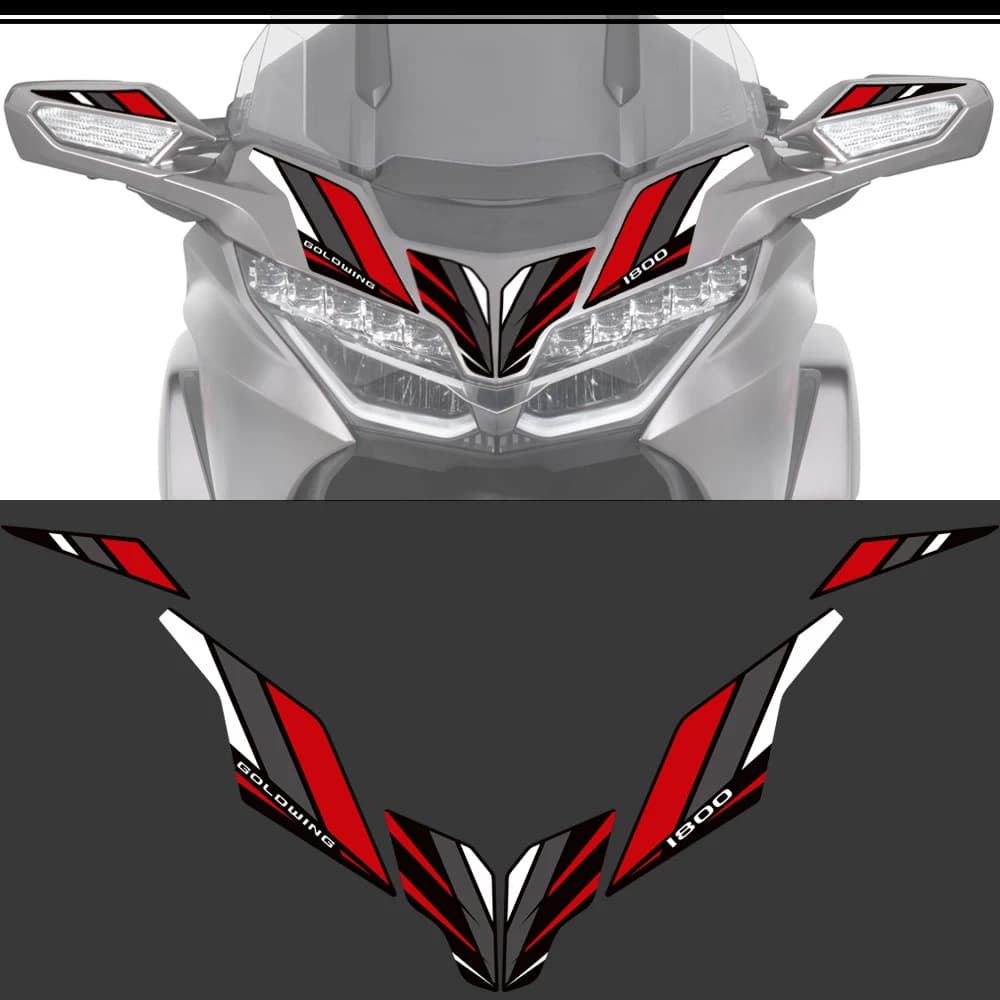For Honda Goldwing Gold wing GL1800 F6B Tour Wheel Protector Tank Pad Fairing Fender Windshield Stickers Decals 2018-2024