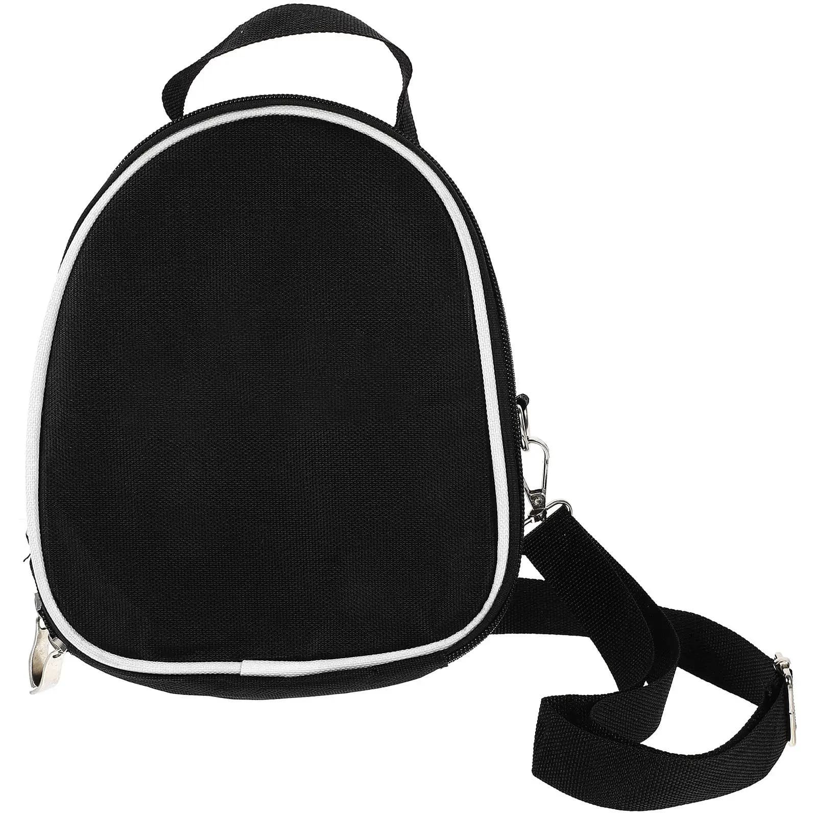 Borsa per chitarra piccola in tessuto Oxford, 1 pezzo, nera, impermeabile, portatile, custodia a tracolla per kalimba, zaino portaoggetti per amici