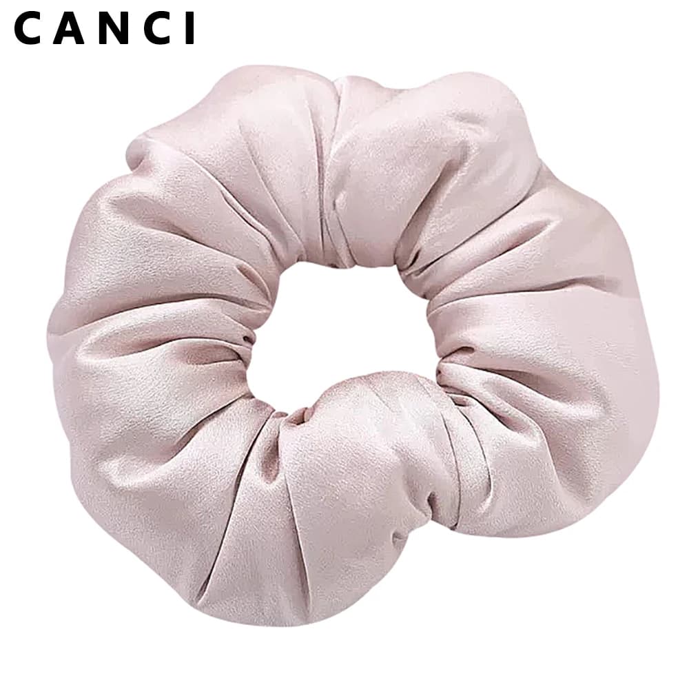 100% pura seta di gelso grande cuscino scrunchies nuvole cuscino sonno fasce per capelli imbottitura in cotone per donne ragazze 30 Momme 6 cm