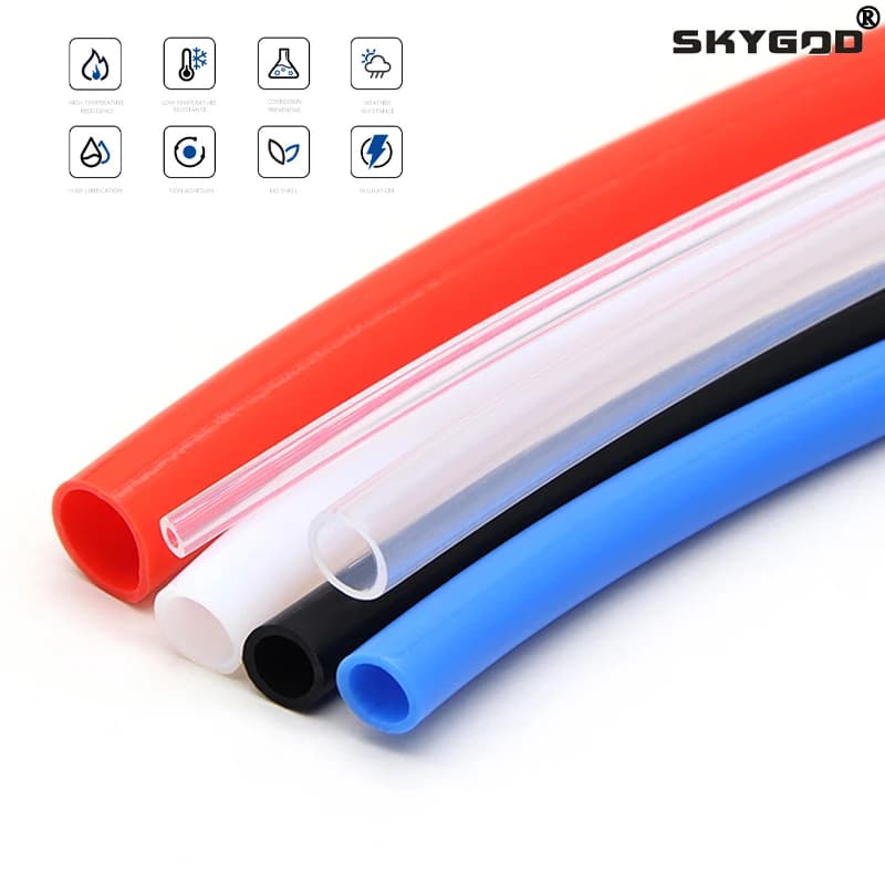 1/5/10m PTFE Tube FEP ID 0.5 1 2 2.5 3 4 5 6 7 8 10 mm F46 Insulated PTFE 600V 3KV Tube for 3D Printer Parts