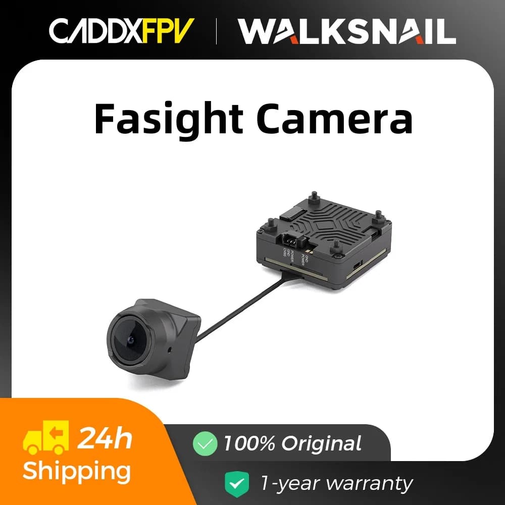 CADDXFPV Farsight Camera AI Telecamera analogica con zoom intelligente con AI BOX 0 Lux 122,5 ° FOV 1500TVL Zoom rapido 8x per drone RC FPV