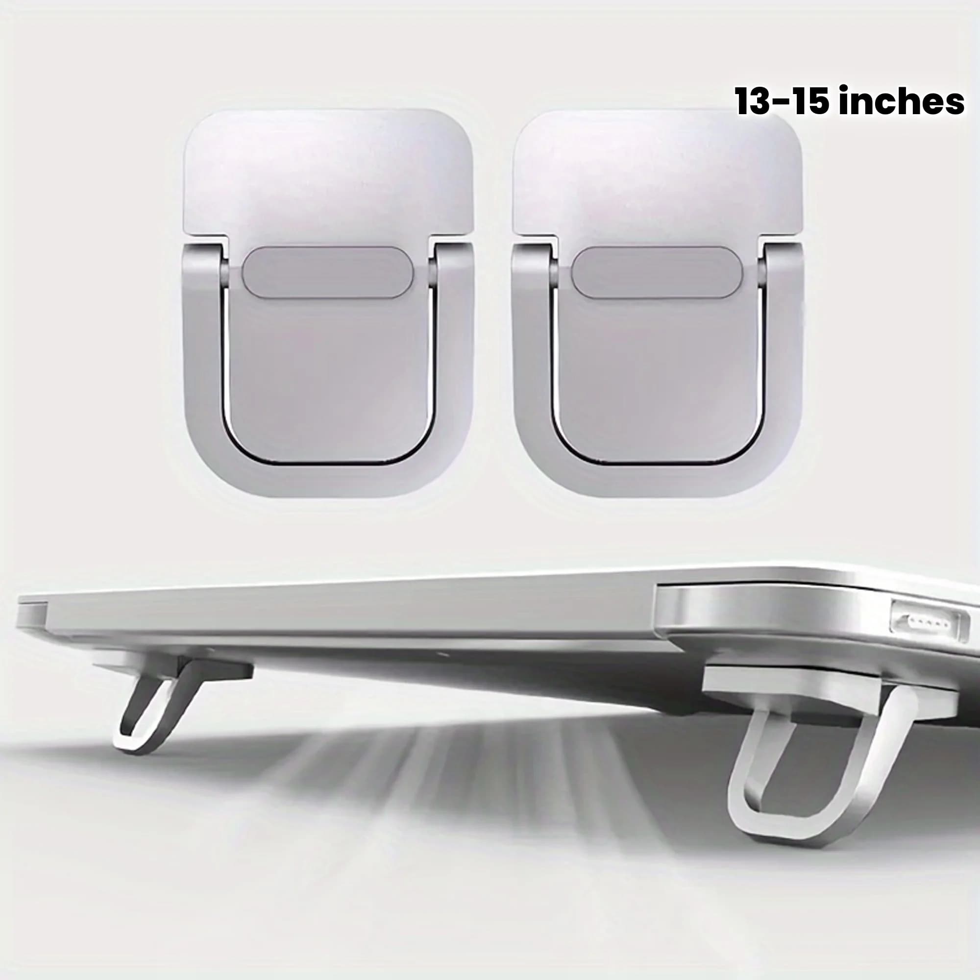2 Pcs Set Portable Mini Laptop Stand Ergonomic Desktop Lifting Tablet Stand Adjustable Notebook Stand Non Slip Keyboard Stand Holder For Home Office Travel