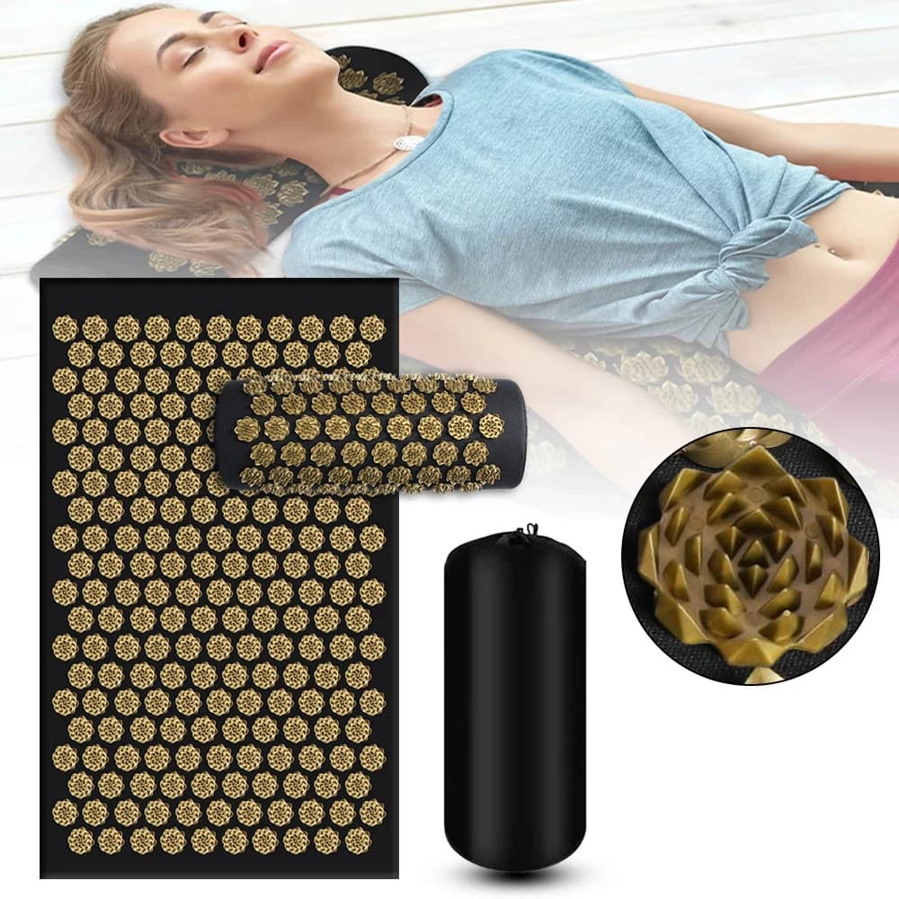 Application of Kuznetsov Anti-slip Digipressure Bearing for Yoga Massage Mat Sensi with Needle Massage Foot Massage