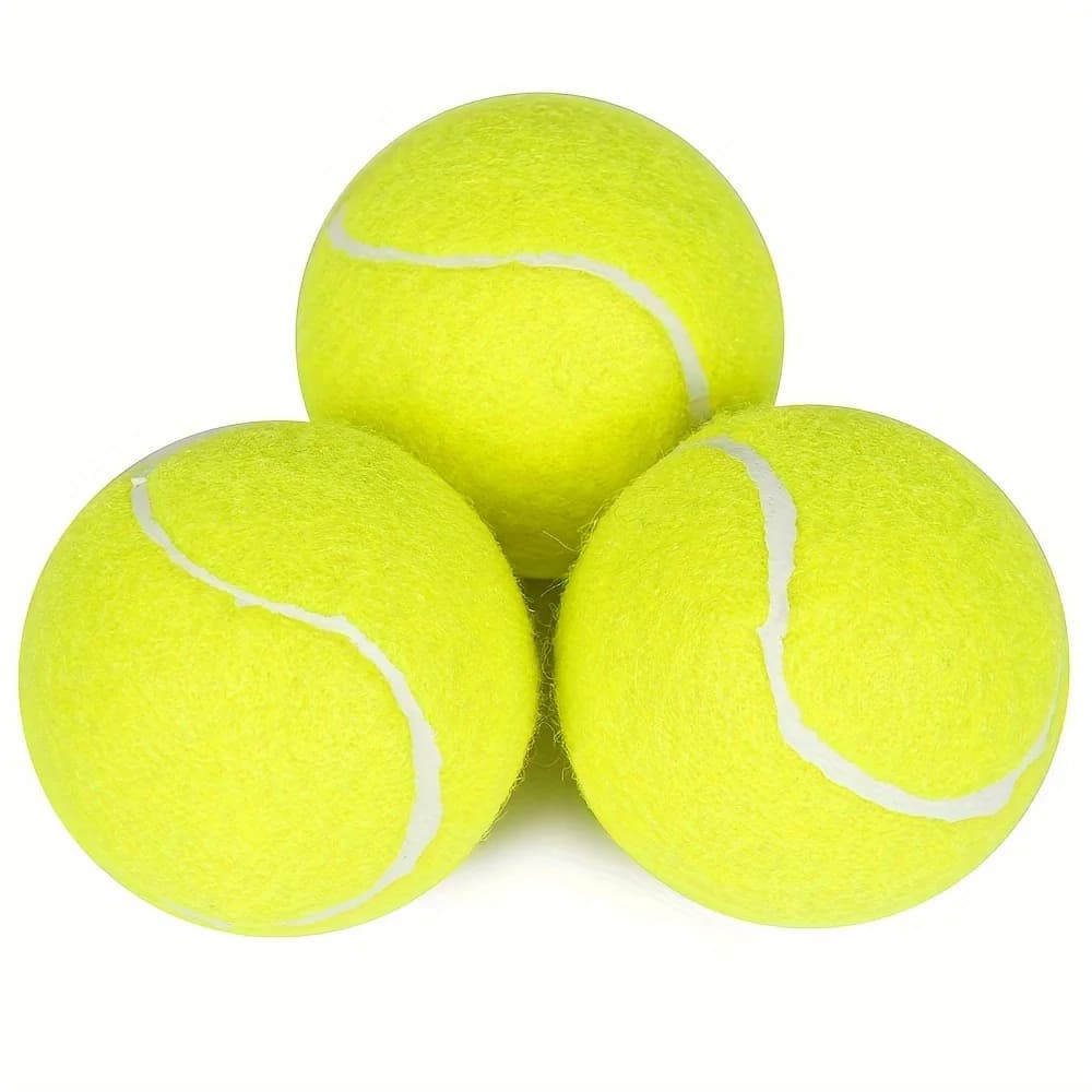 Palline da tennis PrimePets per cani, palla rimbalzante spessa 2,5 pollici, giocattoli interattivi per cani per interni ed esterni, palline da lancio per M