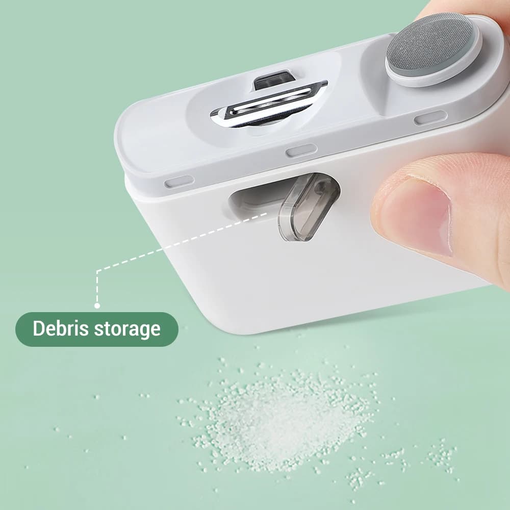 Automatic Electric Nail Cutters with Rechargeable LED - Nail Polishing Tool