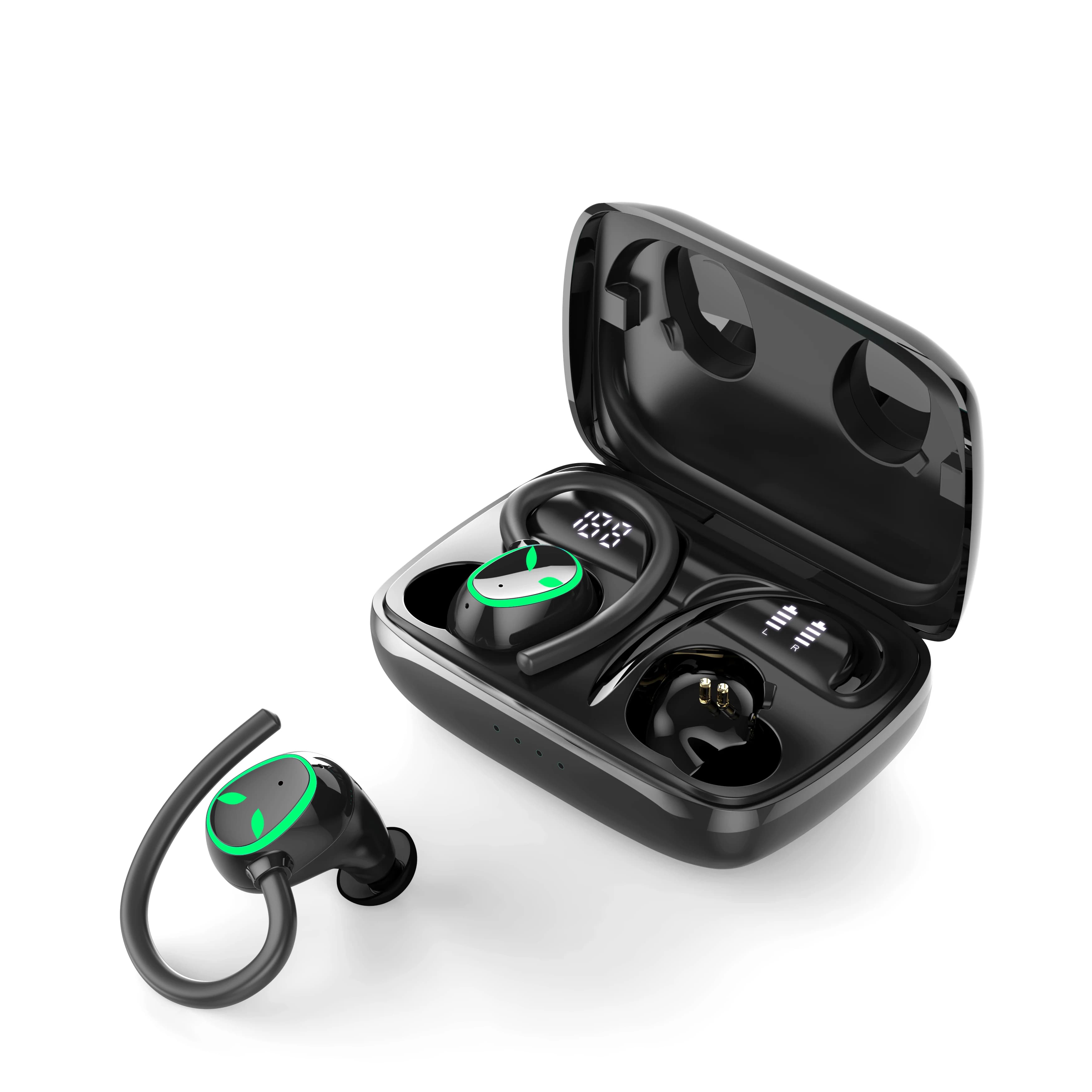 ENC wireless earphones i22A TWS true wireless stereo earphones Noise cancellation Bluetooth headphones with LED power display
