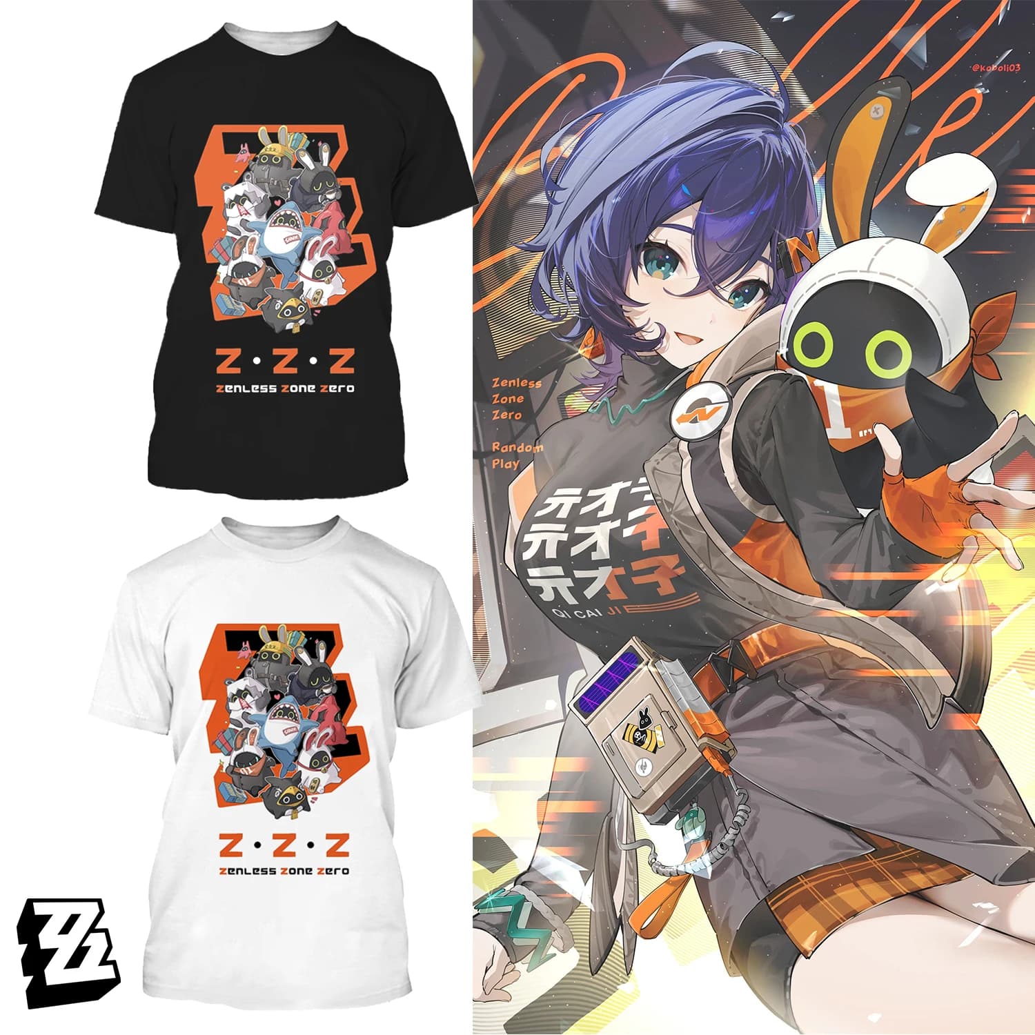 New MiHoYo Game Zenless Zone Zero Print Men T-shirt ZZZ Role Wise Belle Graphic T Shirt Harajuku Style Women Short Sleeve Tees
