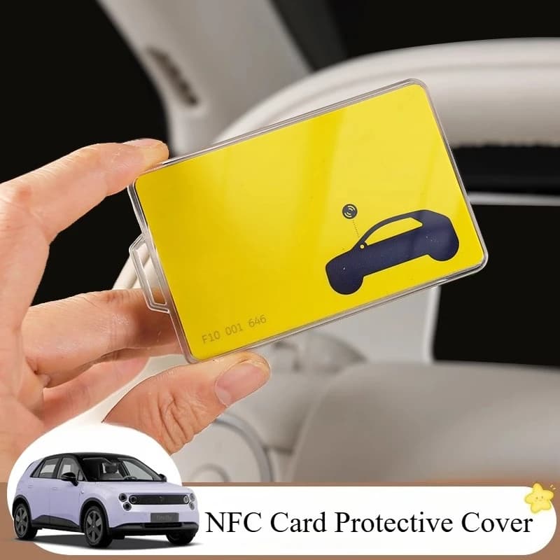 Per NIO Firefly Portachiavi Carta Trasparente Auto Speciale Portachiavi Anello Kit di protezione NFC Copertina della carta per auto Accessori per auto Manicotto della carta