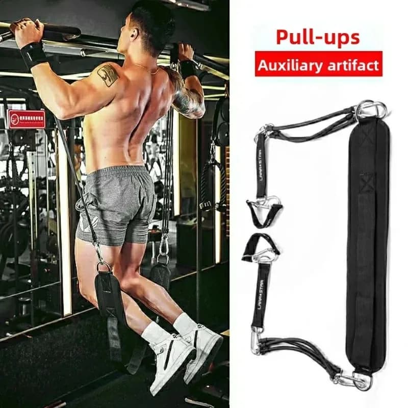 Pull Up Auxiliary Belt, Tension Rope, Power Assist Belt, Suspended Trainer, Horizontal Bar Auxiliary Equipment,Resistance Bands