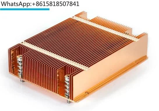 2011 2066 Rettangolo 1U itx ventola del radiatore del server con piastra in rame puro ultrasottile T318