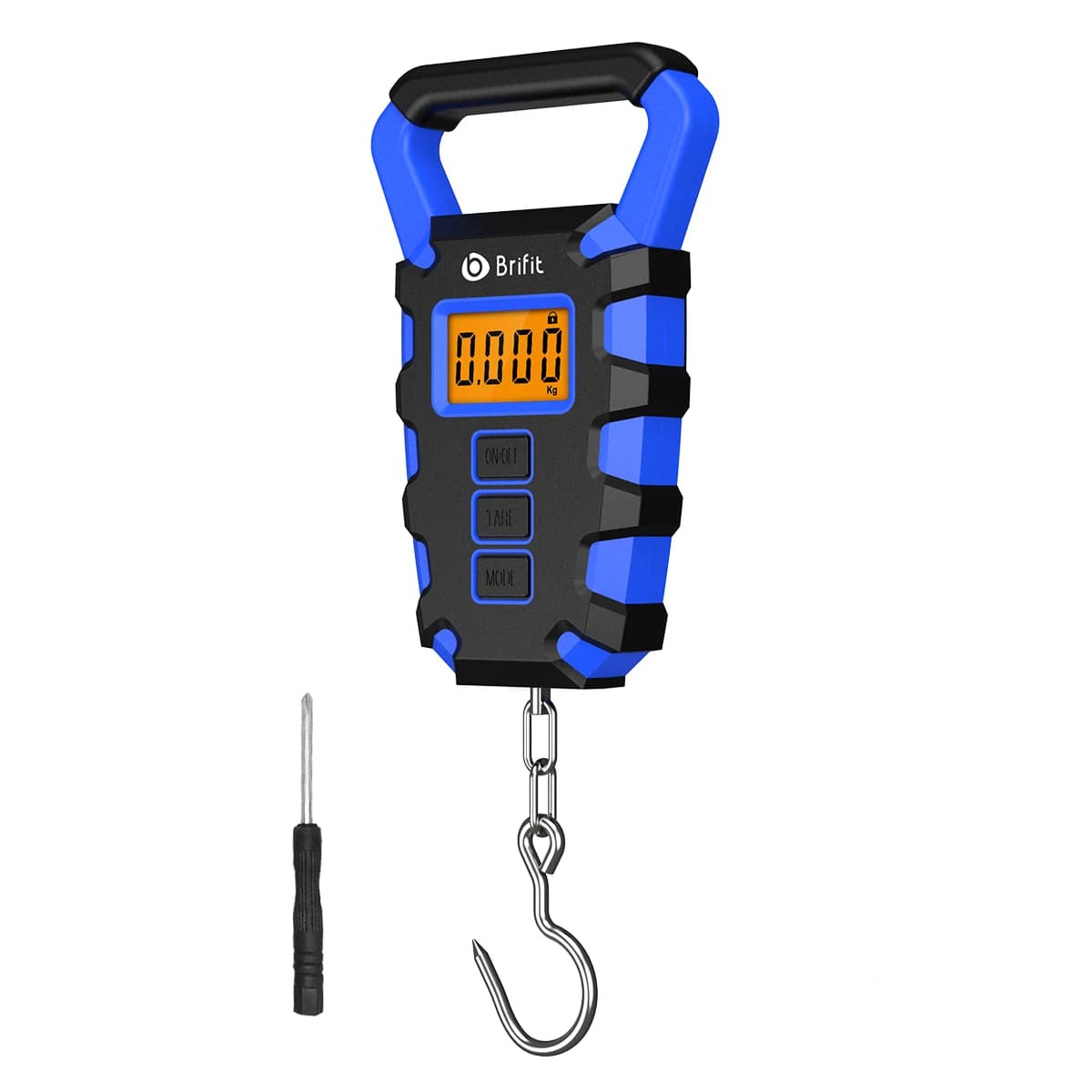 Bilancia Digitale da Pesca 50KG con Righello, Bilancia Portatile per Bagagli da Viaggio, Bilancia Digitale da Cucina per Alimenti
