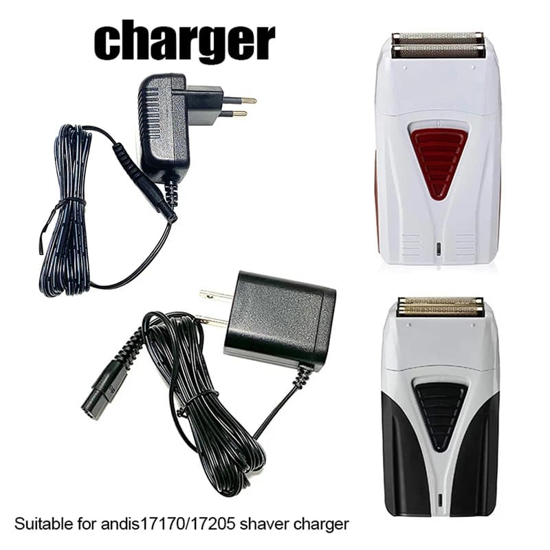 【Adattatore di alimentazione con spina EU/US a 2 poli per accessori per rasoio elettrico Andis 17170 17205】
