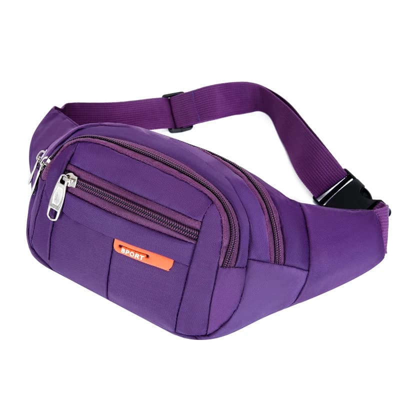 Outdoor Waist Waist Rain Bag Waterproof Waist Waist Jogging Rain Bag With Hinge Waist Bag Mobile Phone Bag Oxford Fabric Bag