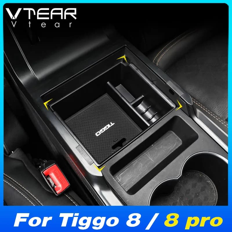 Vtear Auto Bracciolo Scatola di Immagazzinaggio Interno Centro Organizer Supporto Accessorio Per Tiggo 7 Pro Xcite x-cross 7 /Tiggo 8/8 Pro Max 2022