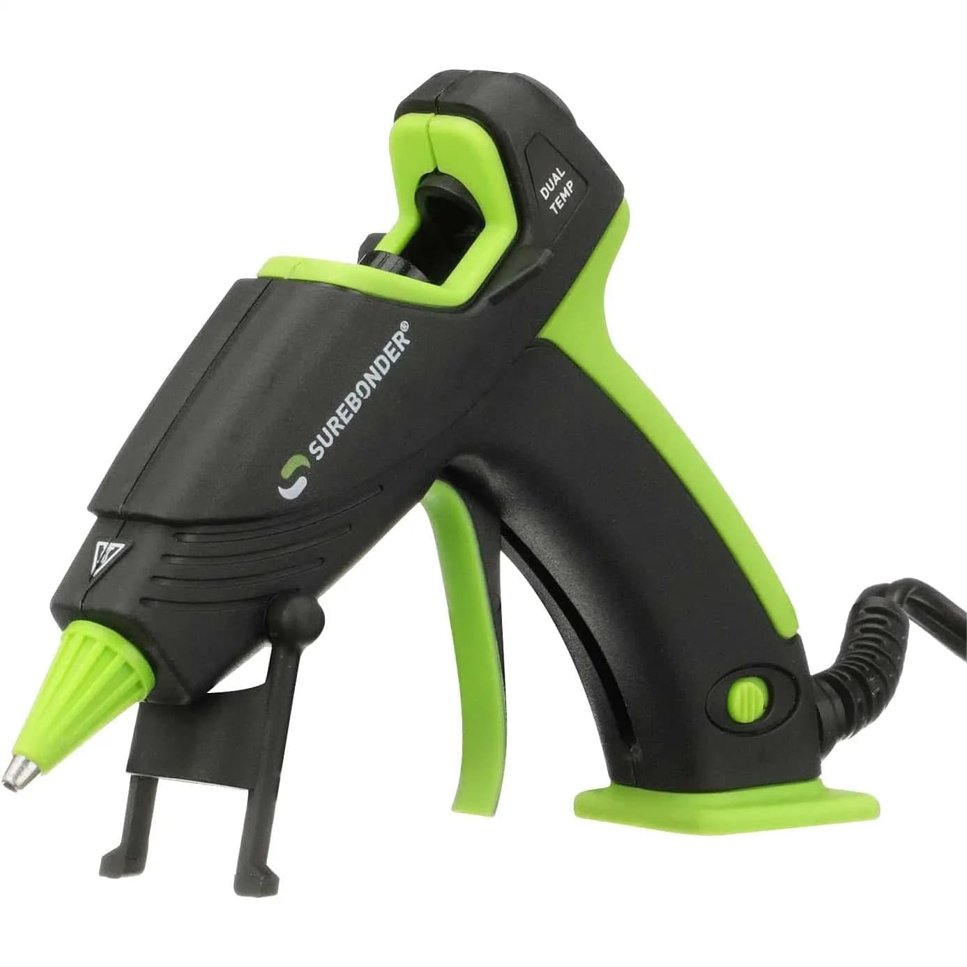 Mini pistola per colla a caldo con doppia temperatura e spegnimento automatico, 20 Watt per riscaldamento rapido, temperatura regolabile per lavori artigianali