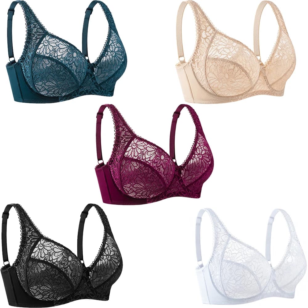 Reggiseni per donna Pizzo Moderno da donna Taglie forti Reggiseno Intimo Lingerie sexy BH Top CD DD EF Cup