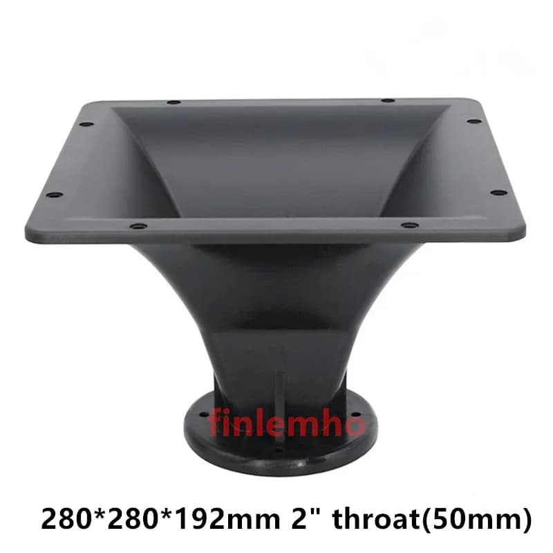 1PC DJ Speaker Tweeter Horn 280*280 2 pollici gola Car HiFi per Home Theater Karaoke Mixer Audio professionale indirizzo pubblico