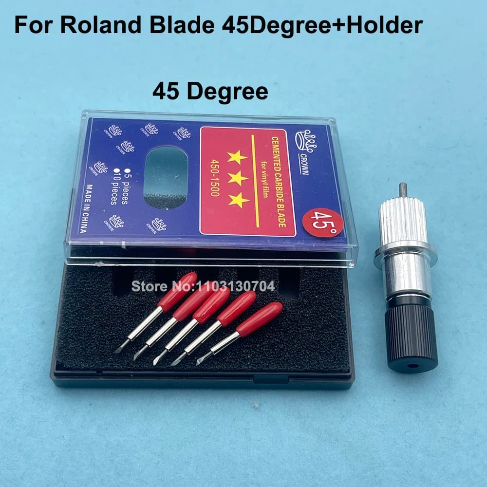 6 pz Roland vinile Plotter da taglio lama portacoltelli per Roland VP540 SP540 SP300 VP540i 30 45 60 gradi taglierina lama di carta coltello