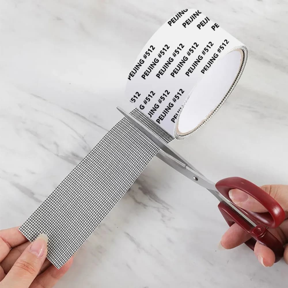 Waterproof Self-adhesive Window Screen Repair Tape, Insect Proof Mesh Fabric for Curtains, Curtain Repair Tape,
