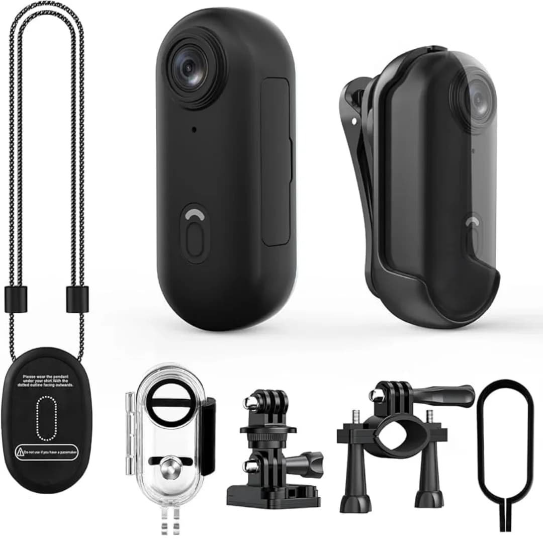 1080P inch camera, mini body cameras, wearable pocket vlogging camcorder Small portable camera for helmet, pet walk