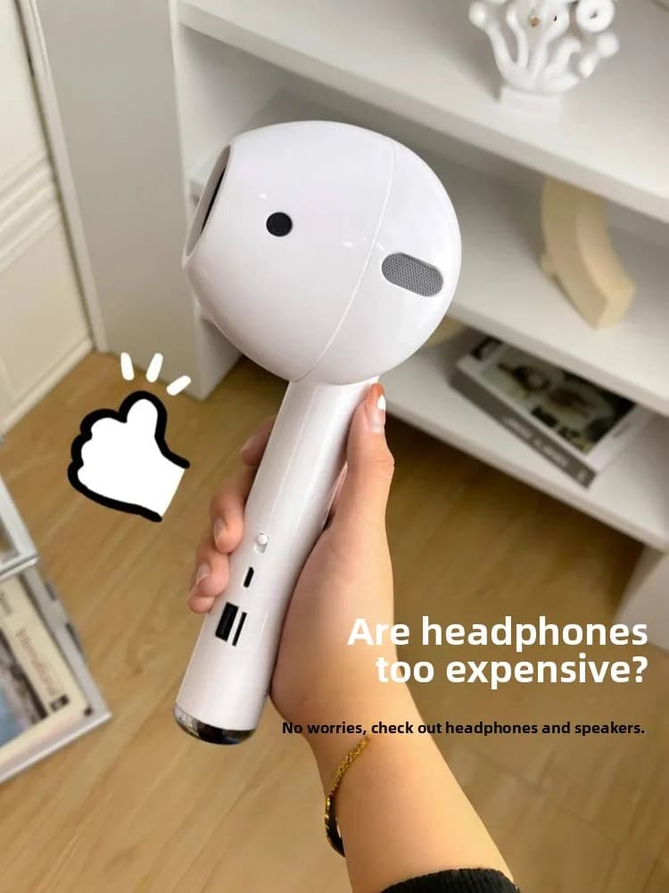 Grande Altoparlante Bluetooth con Auricolari, Giocattolo Scherzoso Astratto, Regalo Antistress per Uomini e Donne, Giocattoli Creativi per Scherzi Multiplayer