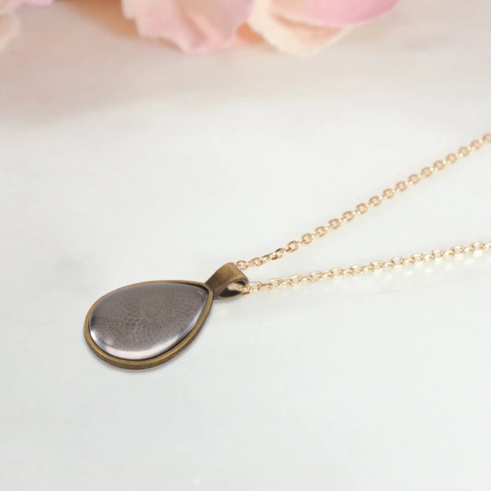 Set di 1 Pezzo di Base per Ciondoli in Lega Premium con Cabochon in Vetro per Creazione Fai-da-te di Gioielli, Collane, Bracciali, Orecchini e Forniture Artigianali