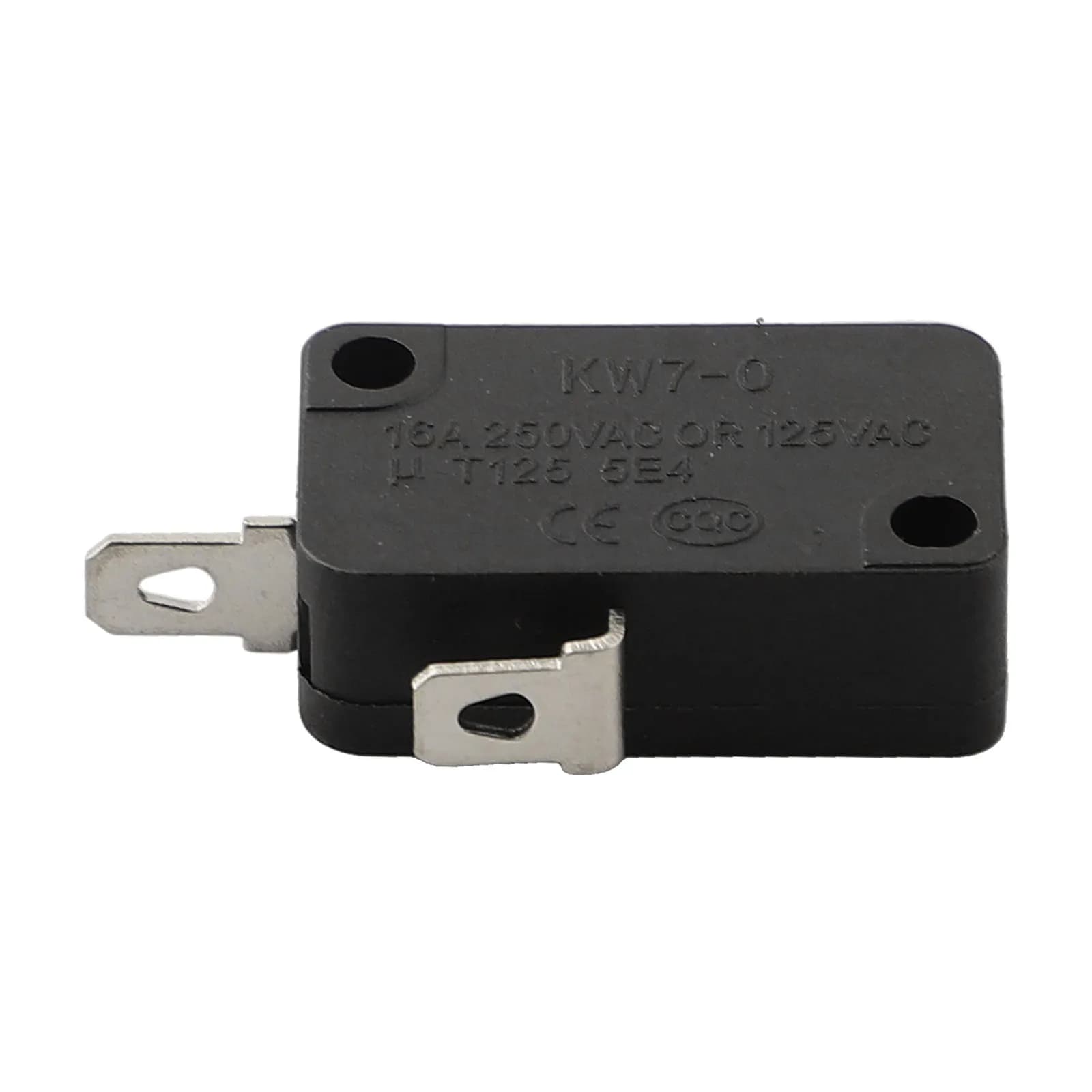 1 pz Interruttore piccolo 16A KW7-0 per friggitrice ad aria e forno a microonde, ricambio interruttore porta forno a microonde in metallo
