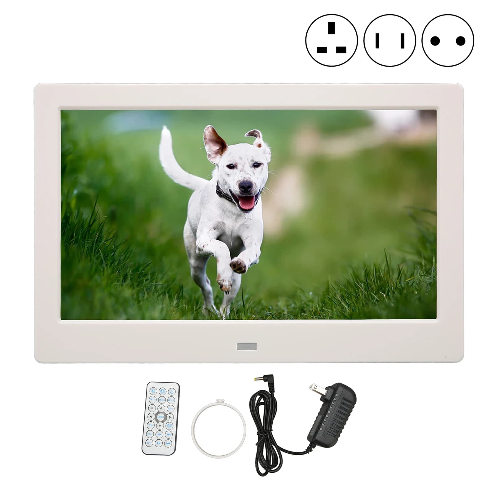 Digital Picture Frame Remote Control Slideshow Modes Video Music Playback Electronic Photo Frame Auto Rotating for Advertising