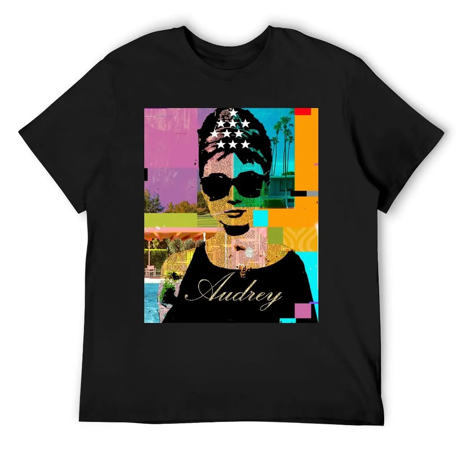 Maglietta con scritta di Audrey Hepburn