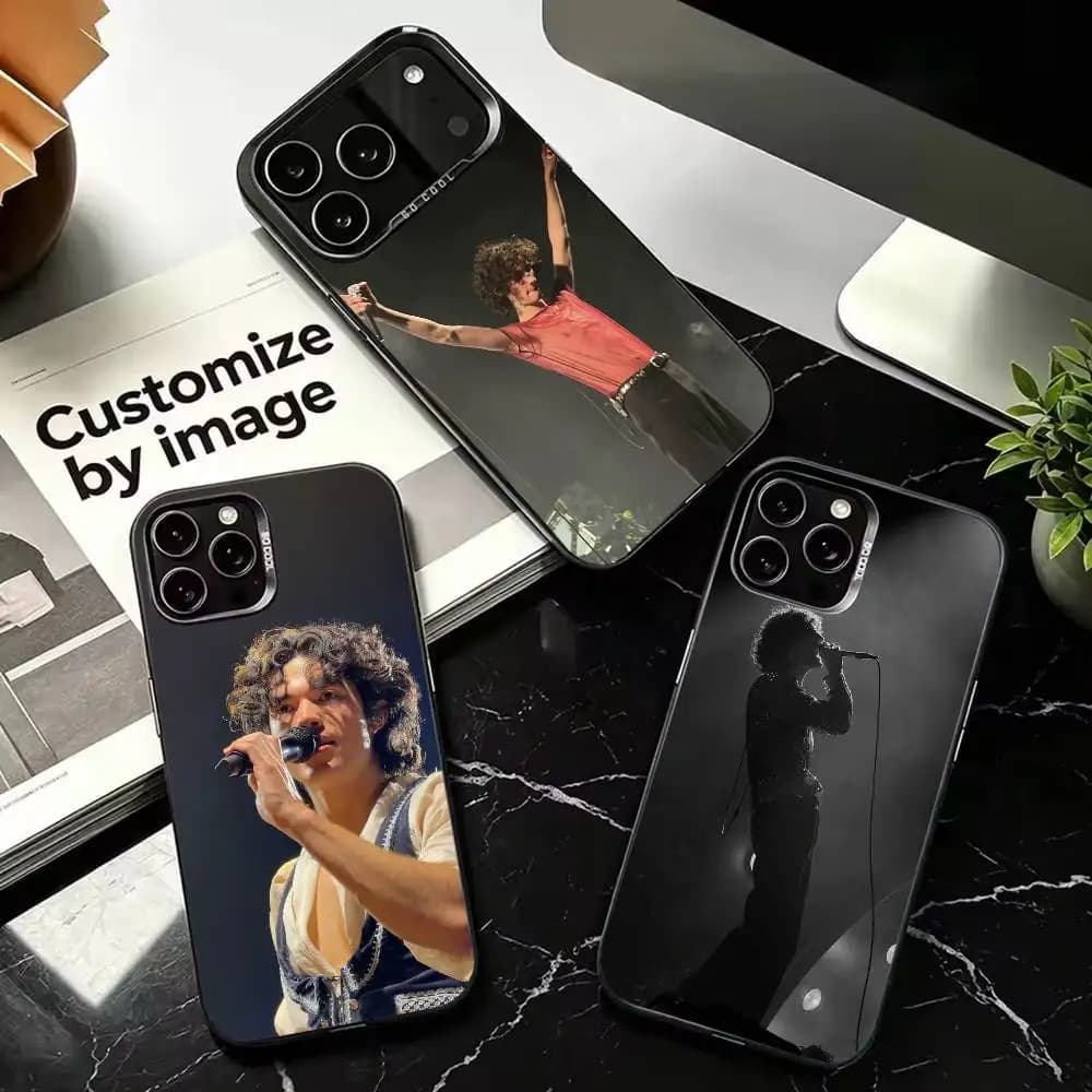 singer C-Conan Gray Wishbone Phone Case For iPhone 17,16,15,14,13,12,11 Plus,Pro Max,XS,Colorful Silver