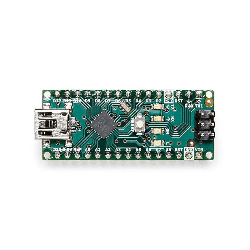 Arduino Nano V3 Board Based on ATmega328 - 16MHz Clock, 32KB Flash, 22 Digital I/O Pins, USB Powered for DIY Electronics Project