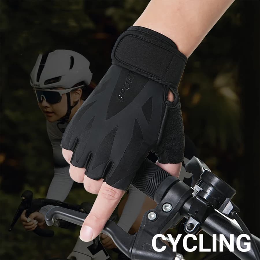 Guanti da ciclismo da uomo e da donna, senza dita, mezze dita, estivi, MTB, per bicicletta, accessori per moto