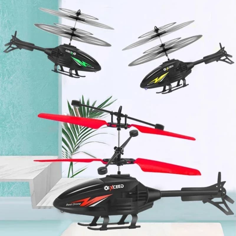 RC Levitazione A Induzione Elicottero 2CH Rilevamento Gesto Aereo Galleggiante Rontrol A Distanza Con Luci Giocattoli Per Bambini Ragazzi Gioco All'aperto