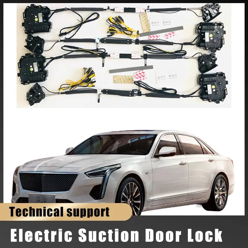 Smart Auto Electric Suction Door Lock fo Cadillac CT6 Automatic Soft Close Door Super Silence Car Vehicle Door